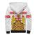 Personalised Georgia Independence Day Sherpa Hoodie Sameba Cathedral Borjgali Folk Pattern