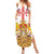 Personalised Georgia Independence Day Summer Maxi Dress Sameba Cathedral Borjgali Folk Pattern