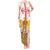 Personalised Georgia Independence Day Tank Maxi Dress Sameba Cathedral Borjgali Folk Pattern