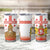 Personalised Georgia Independence Day Tumbler Cup Sameba Cathedral Borjgali Folk Pattern