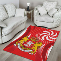 Georgia Independence Day Area Rug Borjgalo With Coat Of Arms