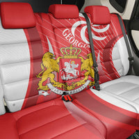 Georgia Independence Day Back Car Seat Cover Borjgalo With Coat Of Arms