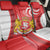 Georgia Independence Day Back Car Seat Cover Borjgalo With Coat Of Arms