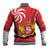 Georgia Independence Day Baseball Jacket Borjgalo With Coat Of Arms