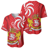 Georgia Independence Day Baseball Jersey Borjgalo With Coat Of Arms