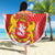 Georgia Independence Day Beach Blanket Borjgalo With Coat Of Arms