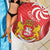 Georgia Independence Day Beach Blanket Borjgalo With Coat Of Arms