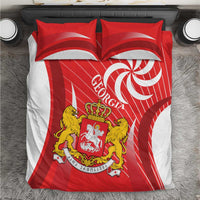 Georgia Independence Day Bedding Set Borjgalo With Coat Of Arms