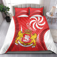 Georgia Independence Day Bedding Set Borjgalo With Coat Of Arms