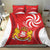 Georgia Independence Day Bedding Set Borjgalo With Coat Of Arms
