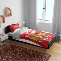 Georgia Independence Day Bedding Set Borjgalo With Coat Of Arms