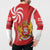 Georgia Independence Day Button Sweatshirt Borjgalo With Coat Of Arms