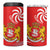 Georgia Independence Day 4 in 1 Can Cooler Tumbler Borjgalo With Coat Of Arms