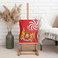 Georgia Independence Day Canvas Wall Art Borjgalo With Coat Of Arms