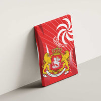 Georgia Independence Day Canvas Wall Art Borjgalo With Coat Of Arms