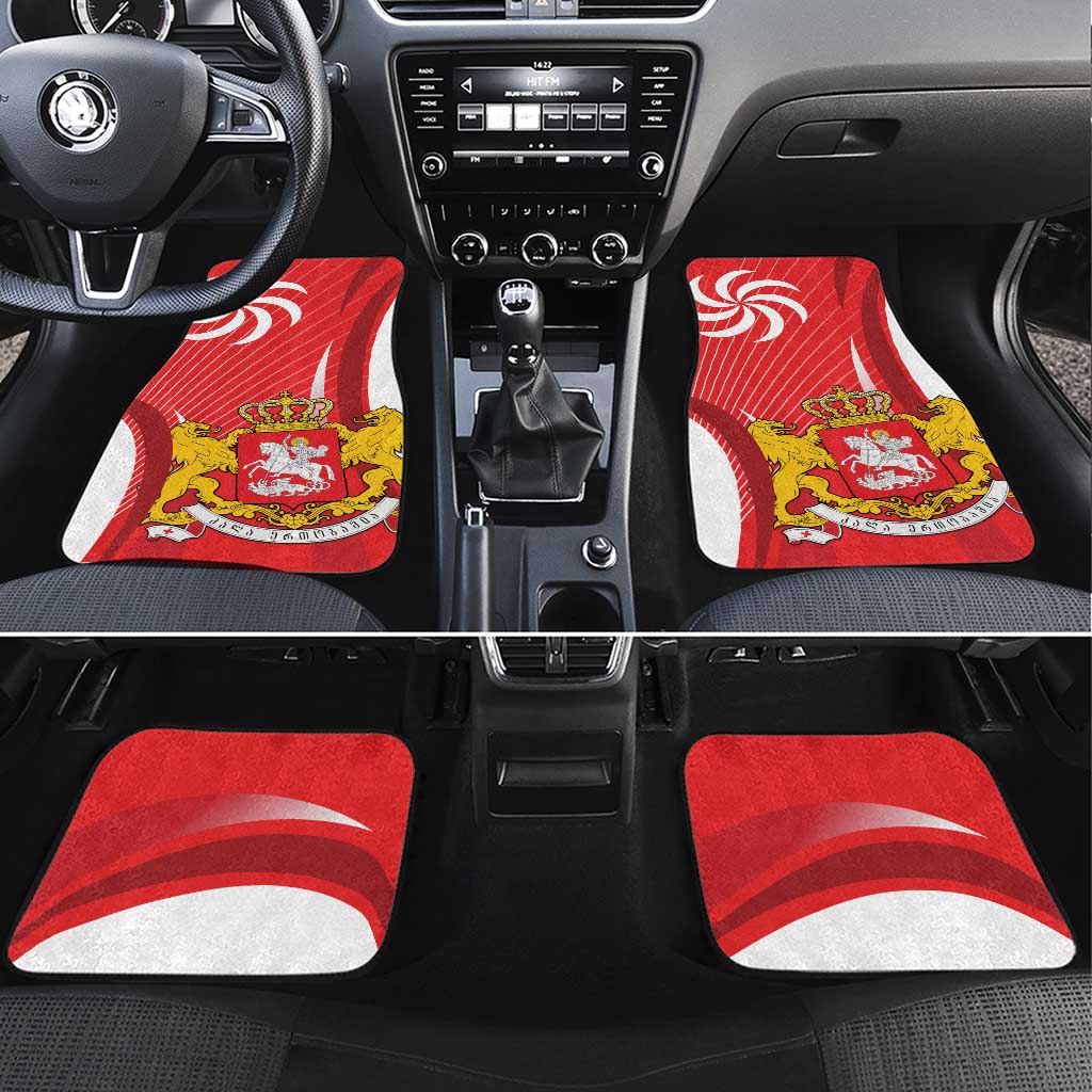 Georgia Independence Day Car Mats Borjgalo With Coat Of Arms