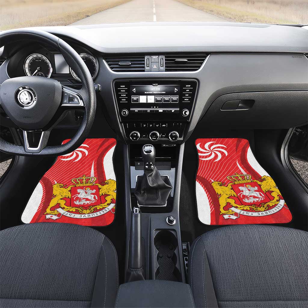 Georgia Independence Day Car Mats Borjgalo With Coat Of Arms
