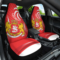 Georgia Independence Day Car Seat Cover Borjgalo With Coat Of Arms