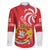 Georgia Independence Day Family Matching Long Sleeve Bodycon Dress and Hawaiian Shirt Borjgalo With Coat Of Arms