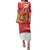 Georgia Independence Day Family Matching Puletasi and Hawaiian Shirt Borjgalo With Coat Of Arms