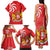 Georgia Independence Day Family Matching Tank Maxi Dress and Hawaiian Shirt Borjgalo With Coat Of Arms