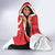 Georgia Independence Day Hooded Blanket Borjgalo With Coat Of Arms