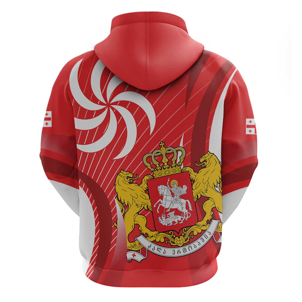 Georgia Independence Day Hoodie Borjgalo With Coat Of Arms