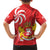 Georgia Independence Day Kid Hawaiian Shirt Borjgalo With Coat Of Arms