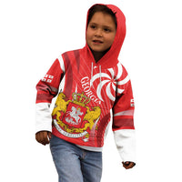 Georgia Independence Day Kid Hoodie Borjgalo With Coat Of Arms