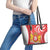 Georgia Independence Day Leather Tote Bag Borjgalo With Coat Of Arms