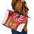 Georgia Independence Day Leather Tote Bag Borjgalo With Coat Of Arms