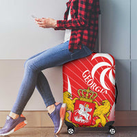 Georgia Independence Day Luggage Cover Borjgalo With Coat Of Arms