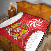 Georgia Independence Day Quilt Borjgalo With Coat Of Arms