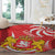 Georgia Independence Day Round Carpet Borjgalo With Coat Of Arms