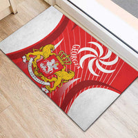 Georgia Independence Day Rubber Doormat Borjgalo With Coat Of Arms