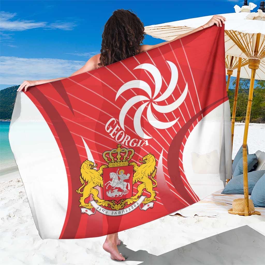 Georgia Independence Day Sarong Borjgalo With Coat Of Arms