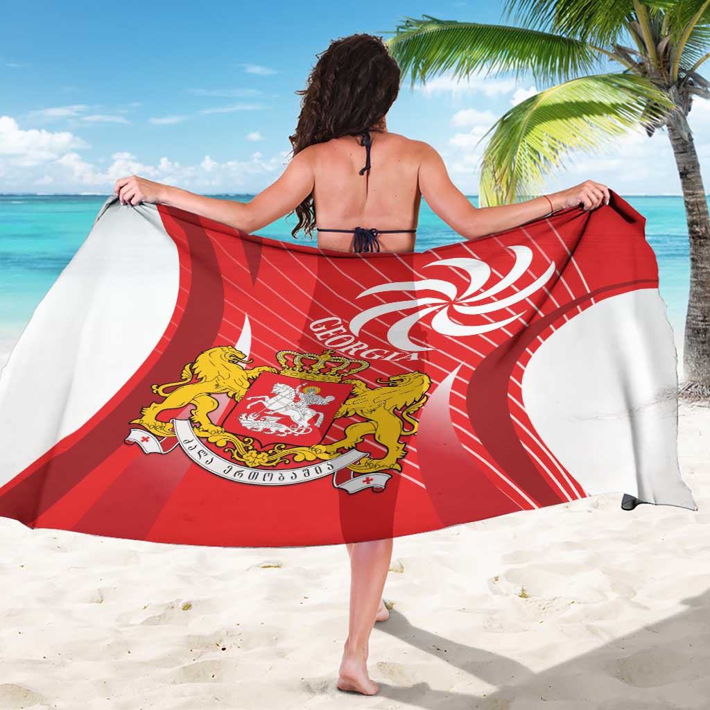 Georgia Independence Day Sarong Borjgalo With Coat Of Arms