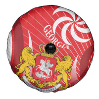 Georgia Independence Day Spare Tire Cover Borjgalo With Coat Of Arms