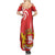 Georgia Independence Day Summer Maxi Dress Borjgalo With Coat Of Arms