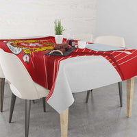 Georgia Independence Day Tablecloth Borjgalo With Coat Of Arms