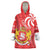 Georgia Independence Day Wearable Blanket Hoodie Borjgalo With Coat Of Arms
