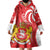 Georgia Independence Day Wearable Blanket Hoodie Borjgalo With Coat Of Arms