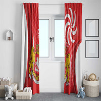 Georgia Independence Day Window Curtain Borjgalo With Coat Of Arms