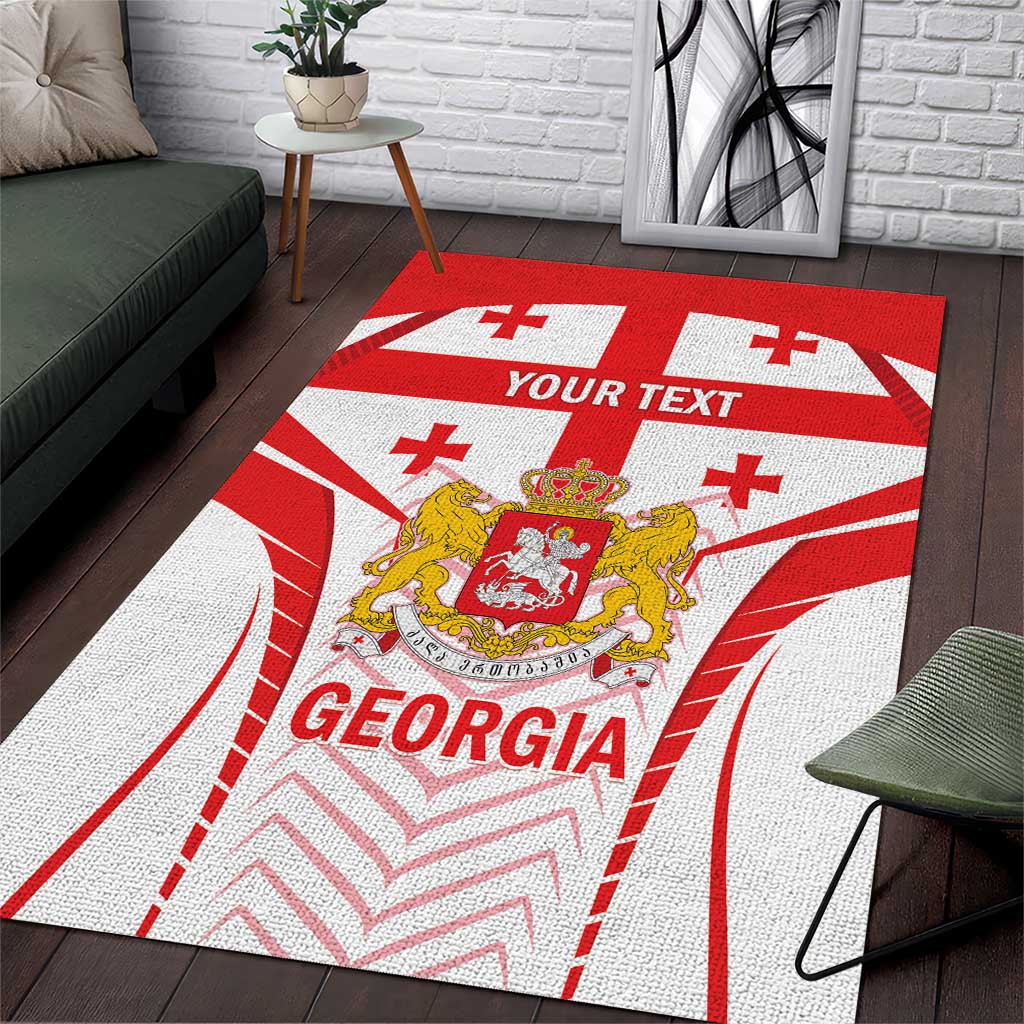 Custom Georgia Football Area Rug Come On Georgian