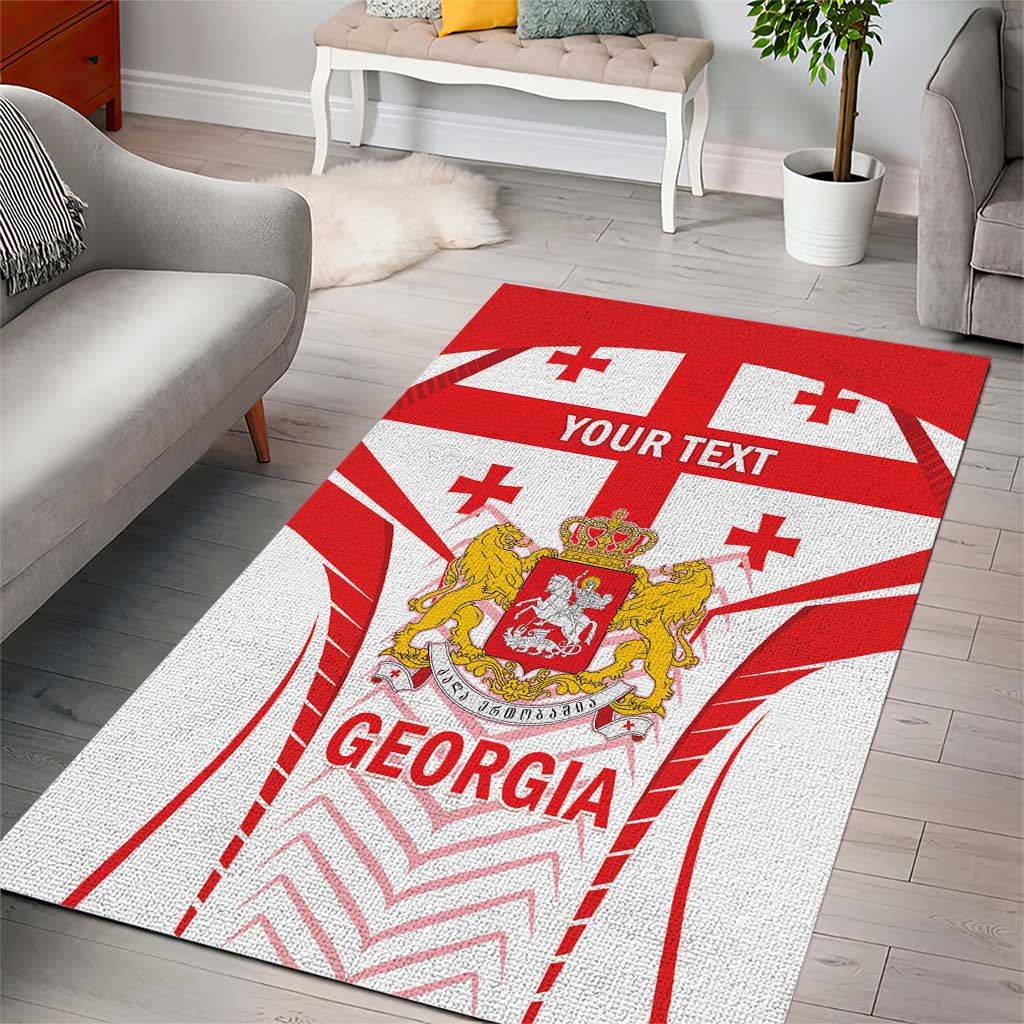 Custom Georgia Football Area Rug Come On Georgian