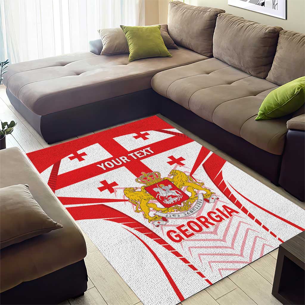 Custom Georgia Football Area Rug Come On Georgian