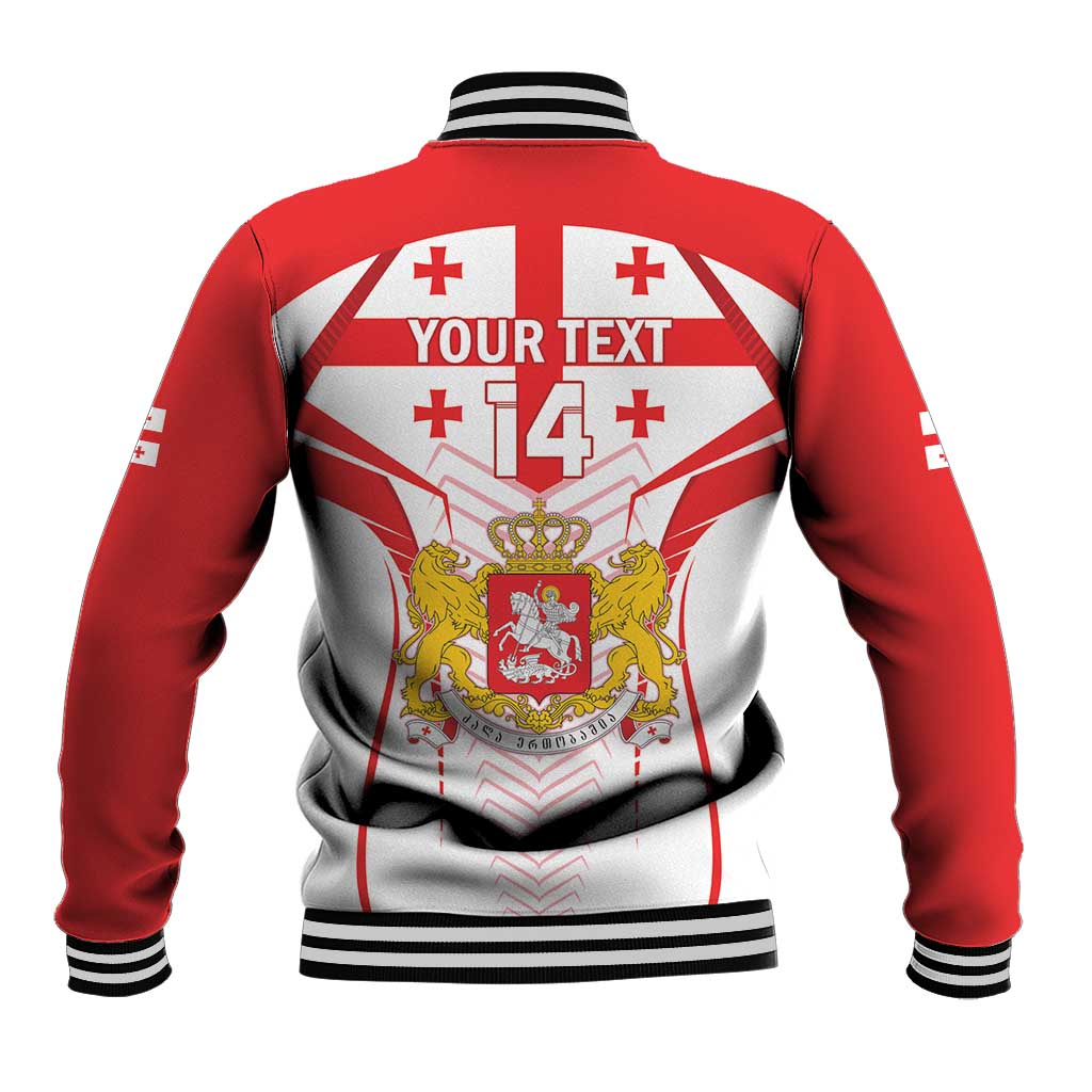 Custom Georgia Football Baseball Jacket Come On Georgian