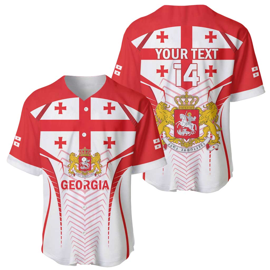 Custom Georgia Football Baseball Jersey Come On Georgian