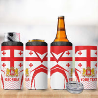 Custom Georgia Football 4 in 1 Can Cooler Tumbler Come On Georgian