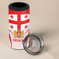 Custom Georgia Football 4 in 1 Can Cooler Tumbler Come On Georgian